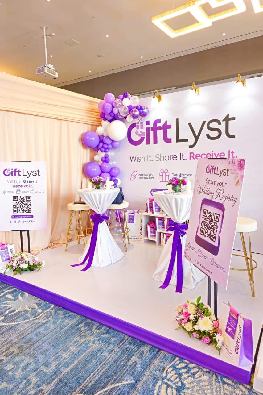 GiftLyst booth at Wedding Fest 2026
